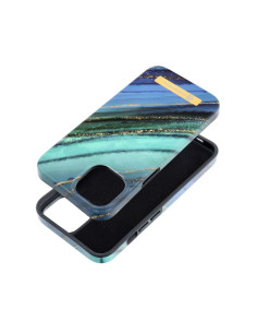FORCELL F-PROTECT Mirage case compatible with MagSafe for IPHONE 14 jade marble