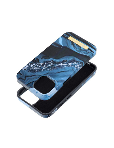 FORCELL F-PROTECT Mirage case compatible with MagSafe for IPHONE 14 ocean marble
