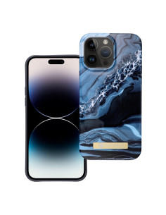 FORCELL F-PROTECT Mirage case compatible with MagSafe for IPHONE 14 Pro Max ocean marble 2