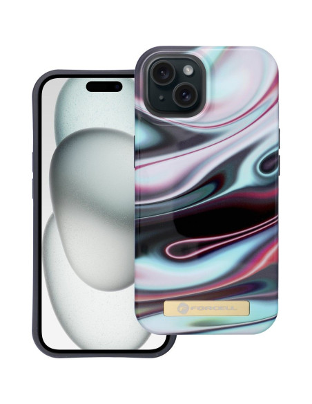 FORCELL F-PROTECT Coque Mirage compatible avec MagSafe pour IPHONE 15 glow
