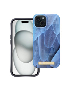 FORCELL F-PROTECT Coque Mirage compatible avec MagSafe pour IPHONE 15 bleu oiseau 2