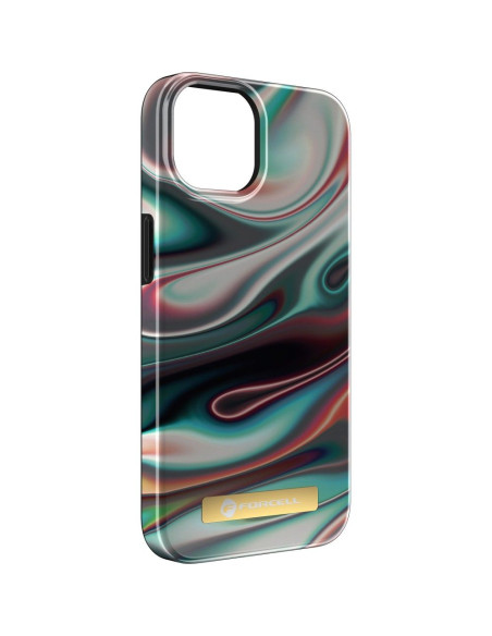 FORCELL F-PROTECT Coque Mirage compatible avec MagSafe pour IPHONE 15 Pro glow