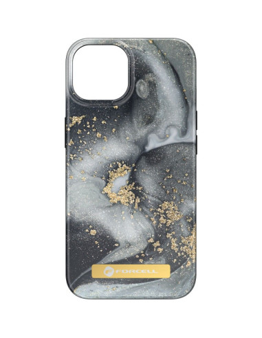 FORCELL F-PROTECT Coque Mirage compatible avec MagSafe pour IPHONE 15 Pro Max marble mist