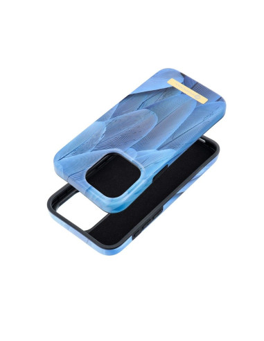 FORCELL F-PROTECT Coque Mirage compatible avec MagSafe pour IPHONE 15 Pro Max blue bird