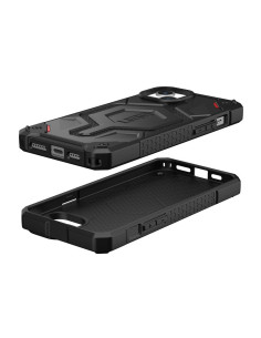 Coque ( UAG ) Urban Armor Gear Monarch Pro pour IPHONE 15 PLUS compatible avec MagSafe kevlar noir 2
