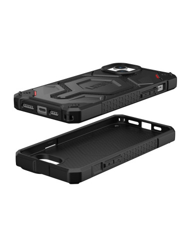 Coque ( UAG ) Urban Armor Gear Monarch Pro pour IPHONE 15 PLUS compatible avec MagSafe kevlar noir