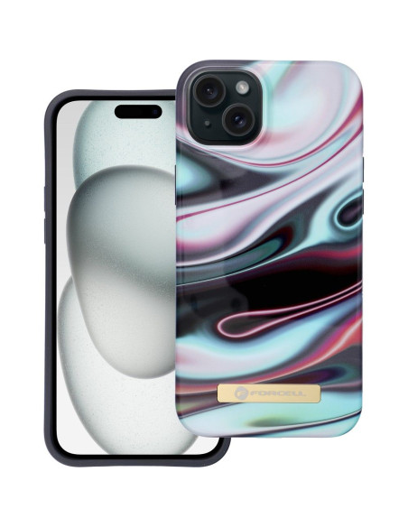 FORCELL F-PROTECT Coque Mirage compatible avec MagSafe pour IPHONE 15 Plus glow