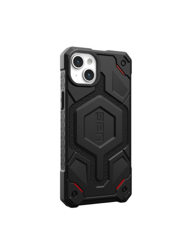 Coque ( UAG ) Urban Armor Gear Monarch Pro pour IPHONE 15 PLUS compatible avec MagSafe kevlar noir