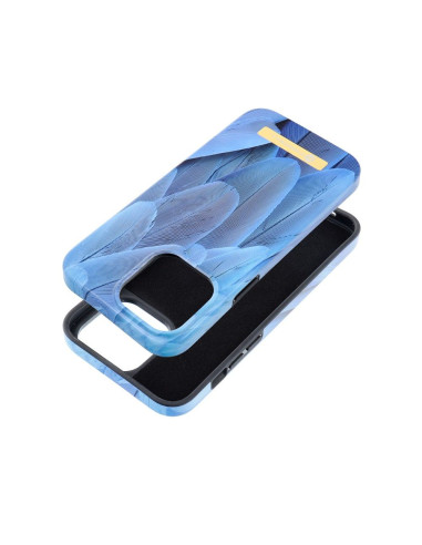FORCELL F-PROTECT Coque Mirage compatible avec MagSafe pour IPHONE 14 Pro Max blue bird