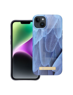 FORCELL F-PROTECT Coque Mirage compatible avec MagSafe pour IPHONE 14 Plus bleu oiseau 2