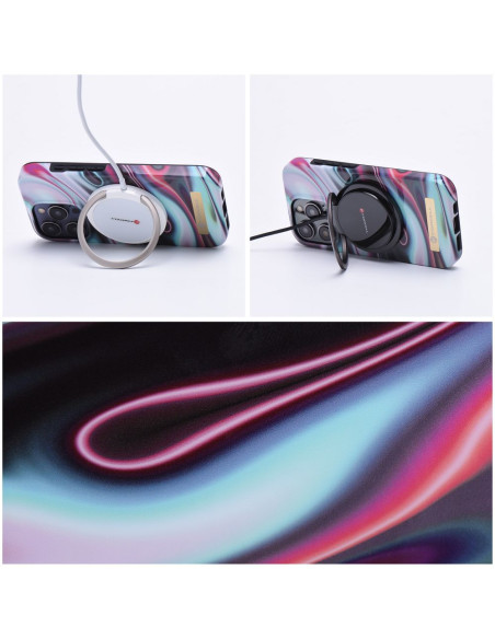 FORCELL F-PROTECT Mirage case compatible with MagSafe for IPHONE 14 glow