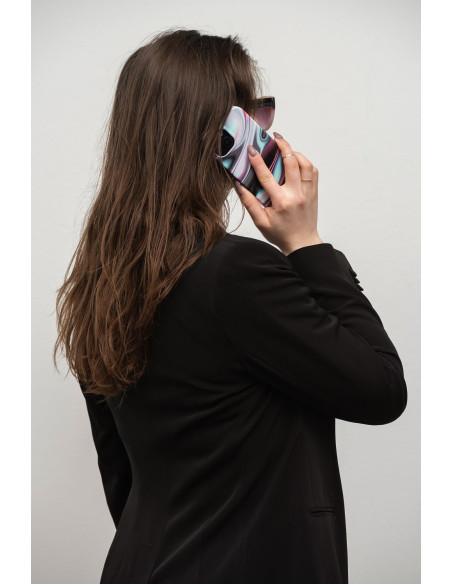 FORCELL F-PROTECT Mirage case compatible with MagSafe for IPHONE 14 glow