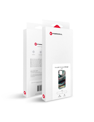 FORCELL F-PROTECT Mirage case compatible with MagSafe for IPHONE 14 glow