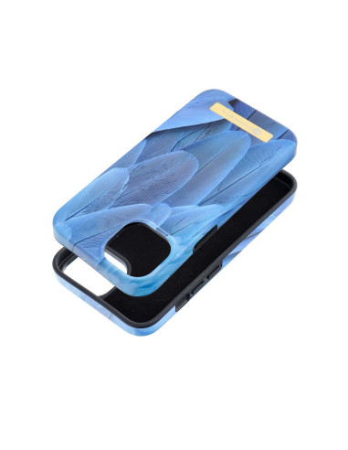 FORCELL F-PROTECT Coque Mirage compatible avec MagSafe pour IPHONE 14 blue bird