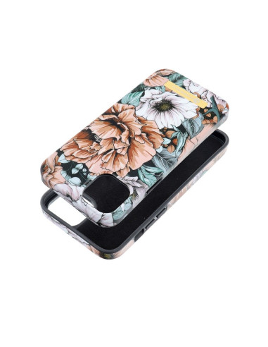 FORCELL F-PROTECT Coque Mirage compatible avec MagSafe pour IPHONE 14 Plus bloom bush