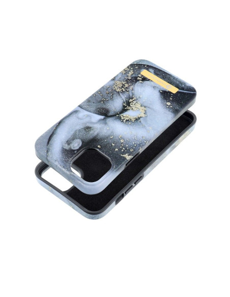 FORCELL F-PROTECT Coque Mirage compatible avec MagSafe pour IPHONE 14 Plus marble mist