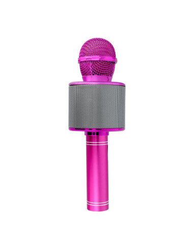 Microphone karaoké multimédia CR58 rose