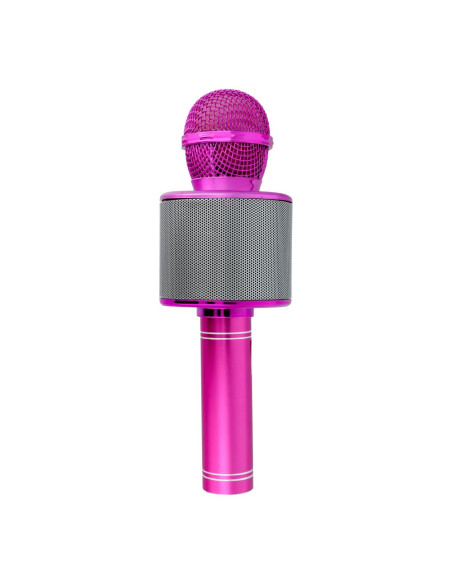 Microphone karaoké multimédia CR58 rose
