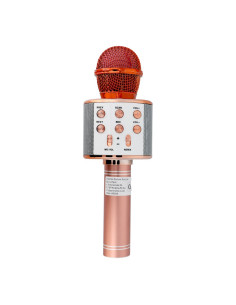 Microphone karaoké multimédia CR58 or rose