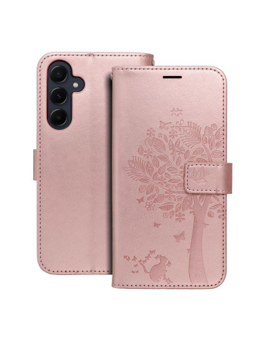 Etui MEZZO Book pour SAMSUNG A55 5G arbre or rose