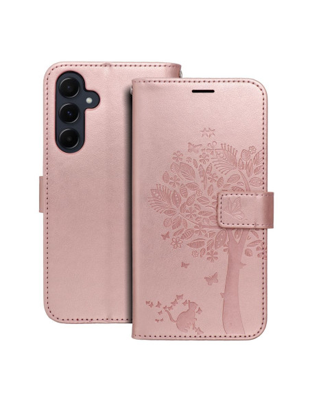 Etui MEZZO Book pour SAMSUNG A55 5G arbre or rose