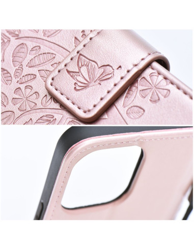 Etui MEZZO Book pour SAMSUNG A55 5G arbre or rose