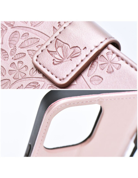 Etui MEZZO Book pour SAMSUNG A55 5G arbre or rose
