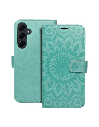 Etui MEZZO Book pour SAMSUNG A55 5G mandala vert