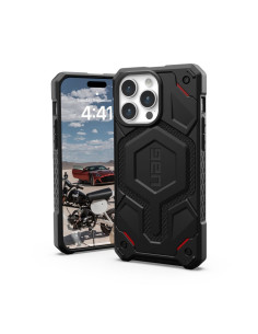 ( UAG ) Urban Armor Gear Monarch Pro for IPHONE 15 PRO MAX compatible with MagSafe kevlar black