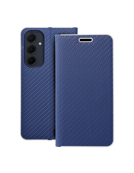 Etui LUNA Carbon pour SAMSUNG A35 5G blue