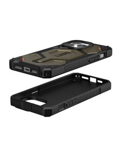 ( UAG ) Urban Armor Gear Monarch Pro for IPHONE 15 PRO MAX compatible with MagSafe kevlar element green 2