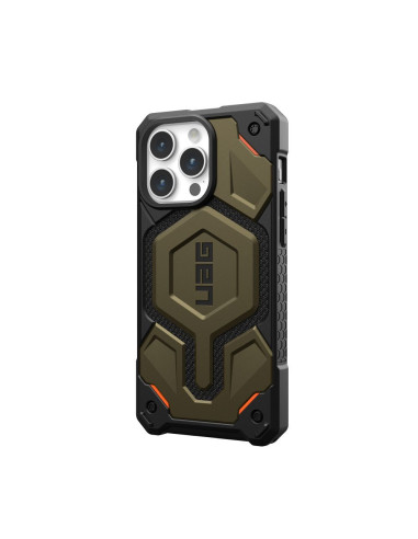 ( UAG ) Urban Armor Gear Monarch Pro for IPHONE 15 PRO MAX compatible with MagSafe kevlar element green
