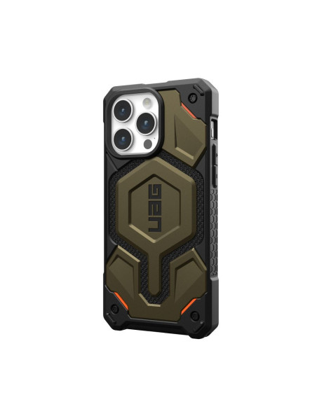 ( UAG ) Urban Armor Gear Monarch Pro for IPHONE 15 PRO MAX compatible with MagSafe kevlar element green