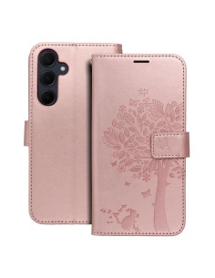 Etui MEZZO Book pour SAMSUNG A35 5G arbre or rose