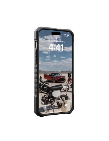 ( UAG ) Urban Armor Gear Monarch Pro for IPHONE 15 PRO MAX compatible with MagSafe kevlar element green