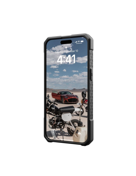 ( UAG ) Urban Armor Gear Monarch Pro for IPHONE 15 PRO MAX compatible with MagSafe kevlar element green