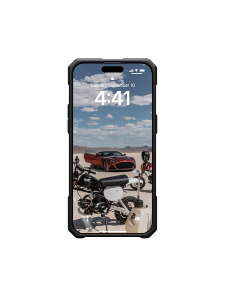 ( UAG ) Urban Armor Gear Monarch Pro for IPHONE 15 PRO MAX compatible with MagSafe kevlar element green