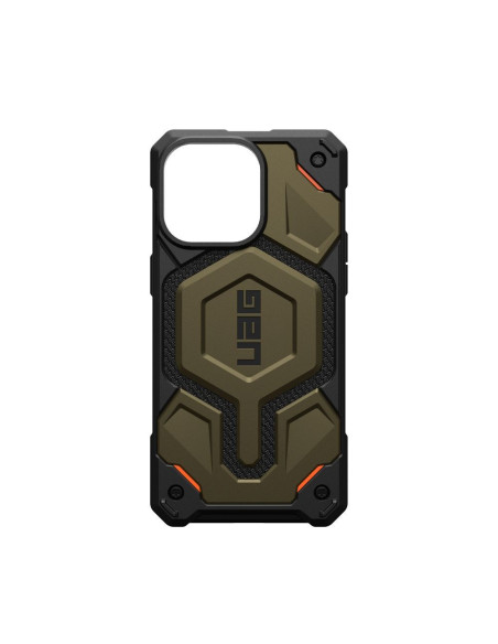 ( UAG ) Urban Armor Gear Monarch Pro for IPHONE 15 PRO MAX compatible with MagSafe kevlar element green