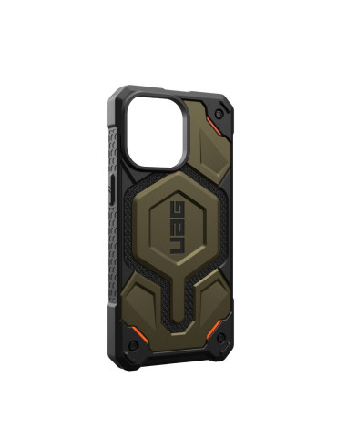( UAG ) Urban Armor Gear Monarch Pro for IPHONE 15 PRO MAX compatible with MagSafe kevlar element green