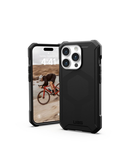( UAG ) Urban Armor Gear Essential compatible with Magsafe for IPHONE 15 PRO black