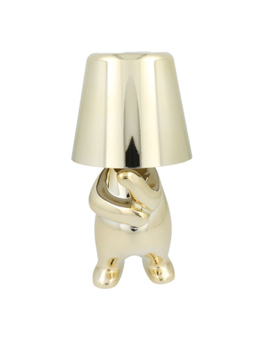 Lampe de nuit sur pied GOLD MAN Art Deco (modèle 3) MLTL