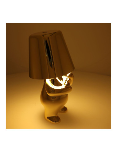 Lampe de nuit sur pied GOLD MAN Art Deco (modèle 3) MLTL