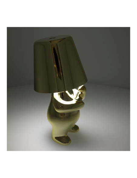 Lampe de nuit sur pied GOLD MAN Art Deco (modèle 3) MLTL