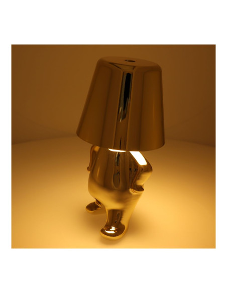 Lampe de nuit sur pied Art Deco GOLD MAN (modèle 1) MLTL