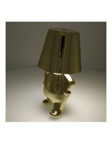 Lampe de nuit sur pied Art Deco GOLD MAN (modèle 1) MLTL