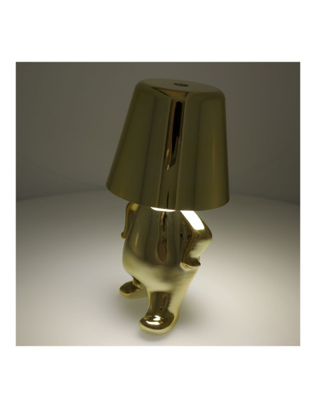 Lampe de nuit sur pied Art Deco GOLD MAN (modèle 1) MLTL