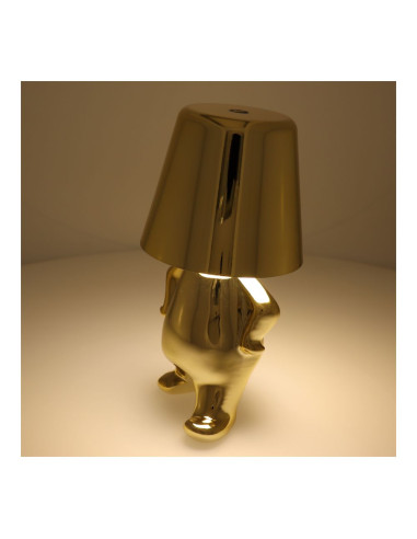 Lampe de nuit sur pied Art Deco GOLD MAN (modèle 1) MLTL