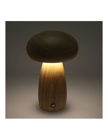 GRZYBEK Art Deco lampe de chevet bois MTWTHN