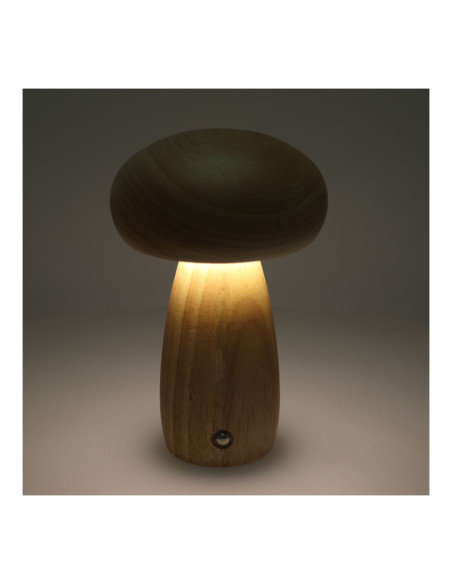 GRZYBEK Art Deco lampe de chevet bois MTWTHN