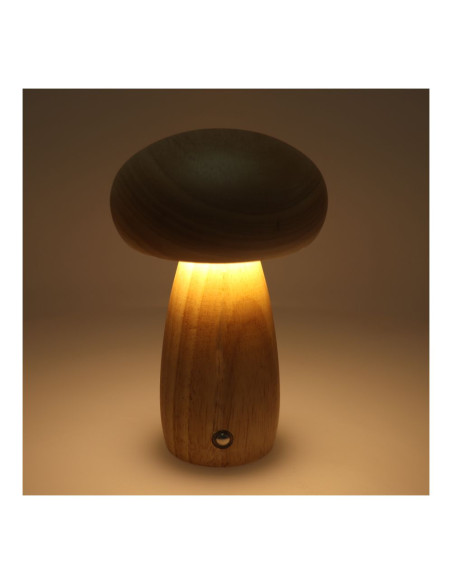 GRZYBEK Art Deco lampe de chevet bois MTWTHN